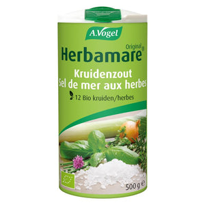 Herbamare Kruidenzout met 12 kruiden, 500 gram,  van A. Vogel - Drogisterij Mevrouw Ooievaar