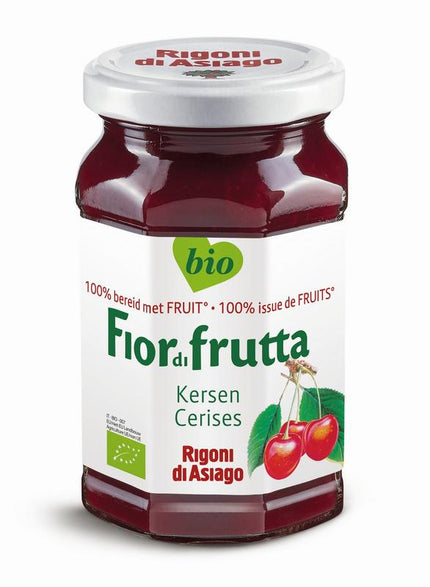 Jam / Fruitspread Kersen van Fior di frutta - Drogisterij Mevrouw Ooievaar