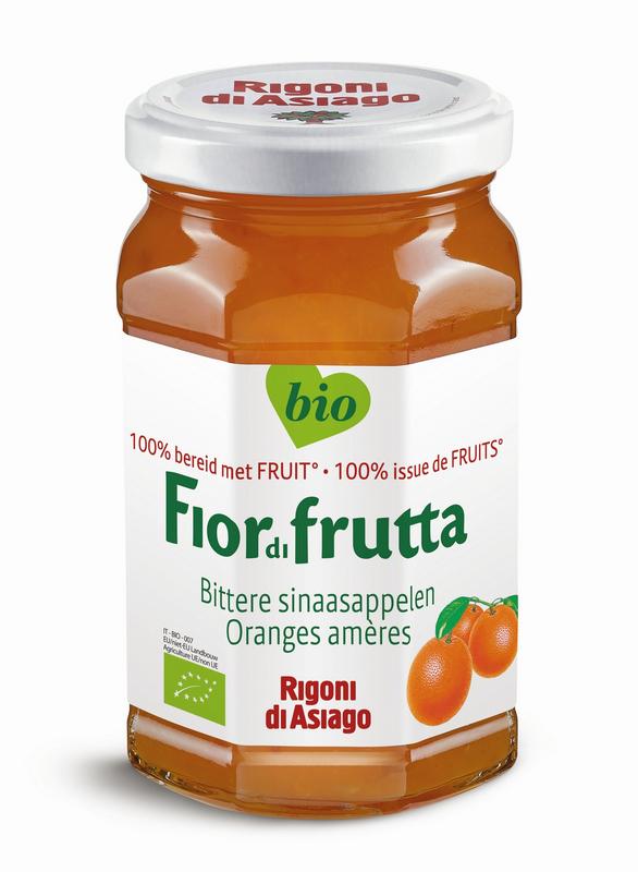 Jam / Fruitspread sinaasappel Fior di frutta - Drogisterij Mevrouw Ooievaar