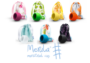 Menstruatie cup van merula one size en XL - Drogisterij Mevrouw Ooievaar