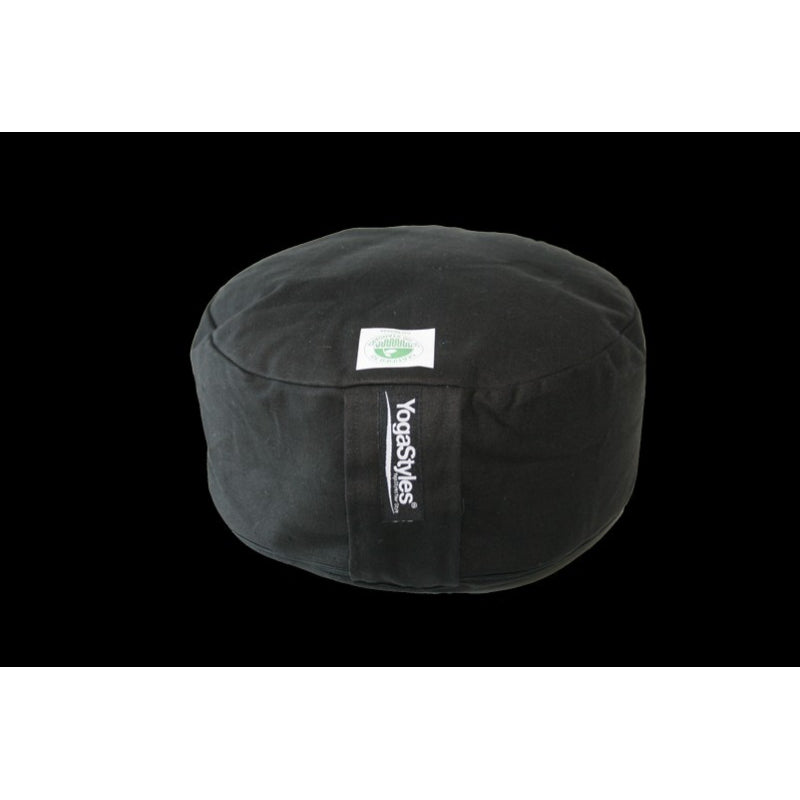 Meditatiekussen Organic Ronda van Yogastyles - zwart - Drogisterij Mevrouw Ooievaar