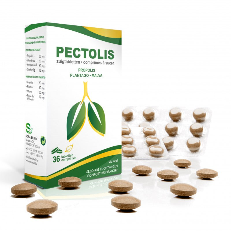 Pectolis zuigtabletten 36 st van Soria - Drogisterij Mevrouw Ooievaar