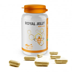 Royal Jelly 450 mg, 50 capsules, van Soria - Drogisterij Mevrouw Ooievaar