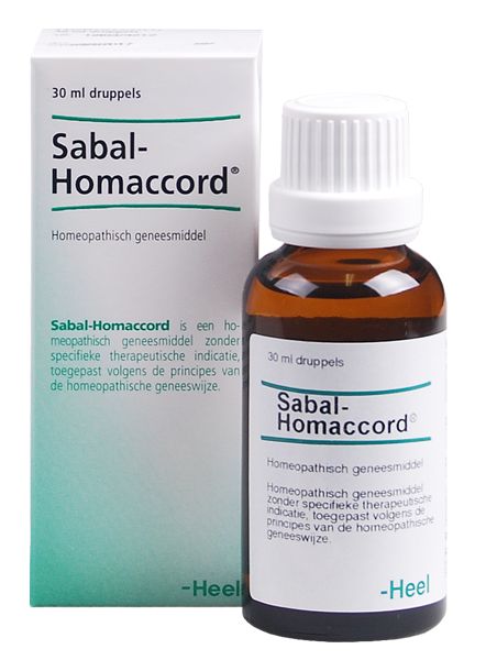 Sabal-Homaccord, 30 of 100 ml, van Heel - Drogisterij Mevrouw Ooievaar