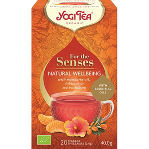 Senses Natural Wellbeing thee van Yogi Tea - Drogisterij Mevrouw Ooievaar