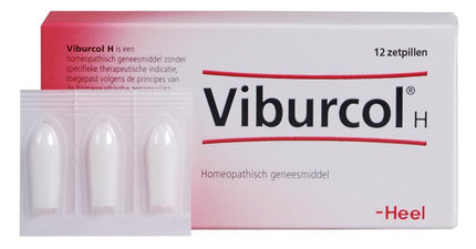 Viburcol H, 12 zetpillen, van Heel - Drogisterij Mevrouw Ooievaar